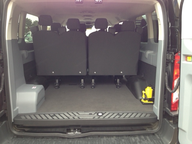 12 Passenger Van With Luggage Space Seating Middle Aisle
